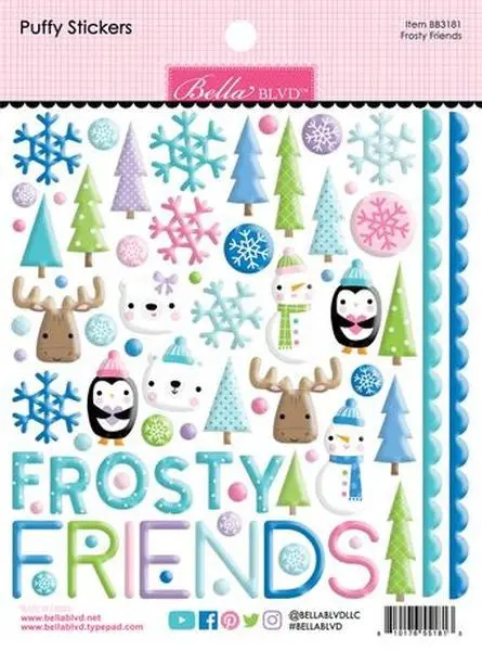Snowflake Season - Puffy Stickers 1