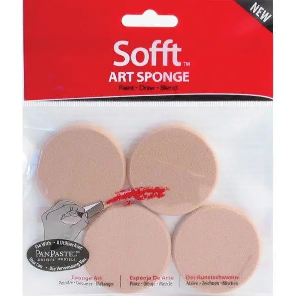 Sofft Art Panpastel Sponges - Round 1