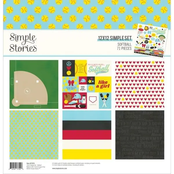 Softball - 12X12 Collection Pack 1