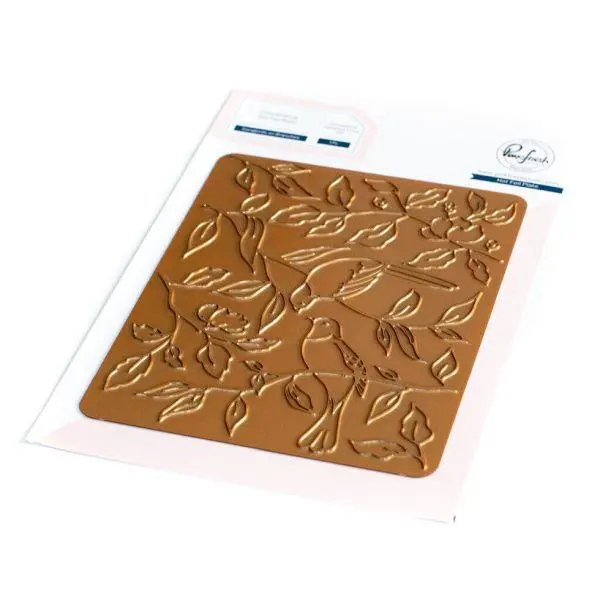 Songbirds On Branches Hot Foil Plate 1