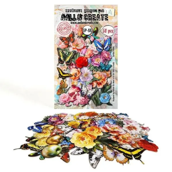 Sorbet Petals - Die Cut Ephemera 1