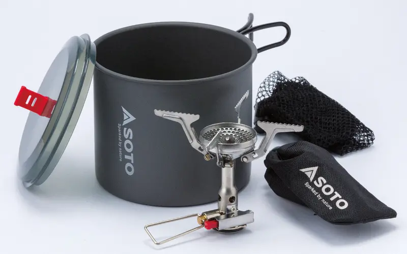 Soto Amicus Stove With Igniter + New River Pot 1