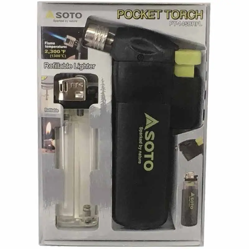 Soto Pocket Torch With Refillable Lighter 1