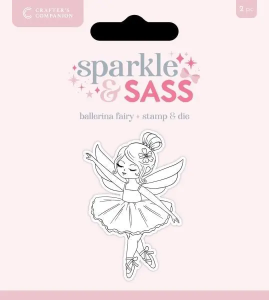 Sparkle & Sass - Ballerina Fairy - Stamp & Die Set 1