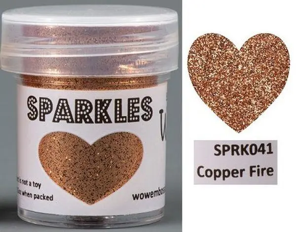 Sparkles Glitter - Copper Fire 1