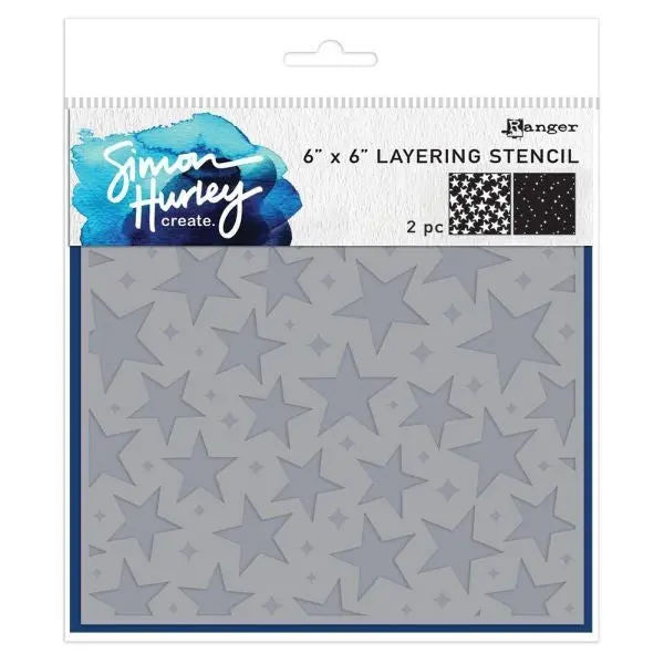 Sparkling Stars - Layering Stencils 1