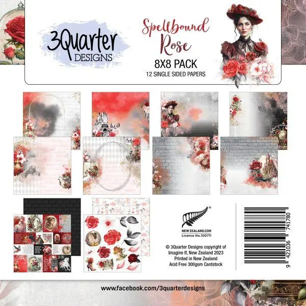 Spellbound Rose - 8X8 Collection Pack 1
