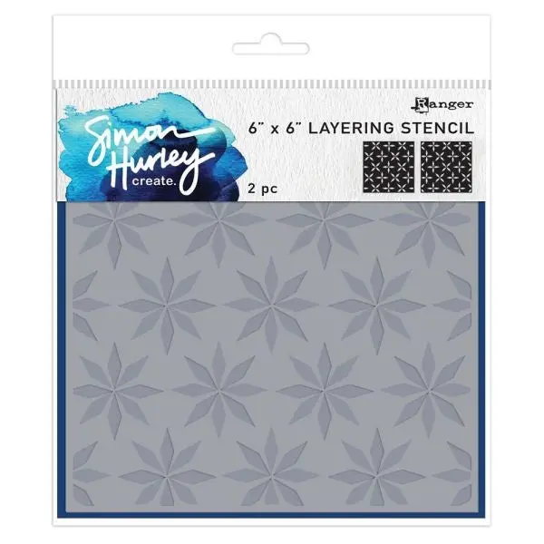 Spiral Stars - Layering Stencils 1
