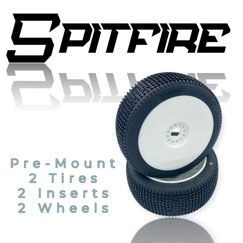 Spitfire 8Th Scale Buggy Pre-Mount White 1