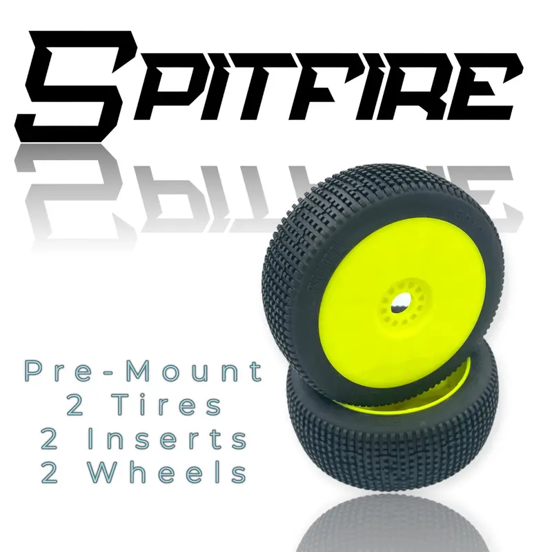 Spitfire 8Th Scale Buggy Pre-Mount Yellow 1