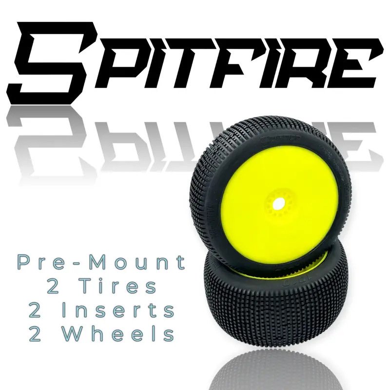 Spitfire 8Th Scale Truggy Pre-Mount Yellow 1