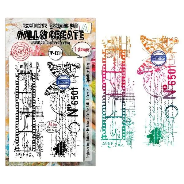 Splatter Film - Clear Stamps 1
