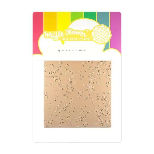 Splatters Hot Foil Plate 1