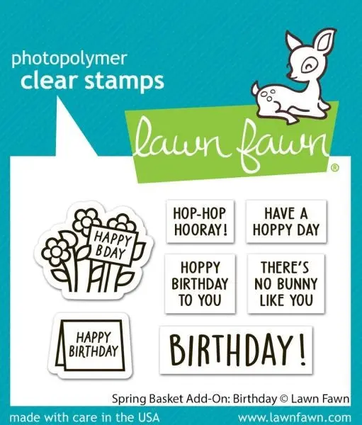 Spring Basket Add On:  Birthday - Clear Stamps 1