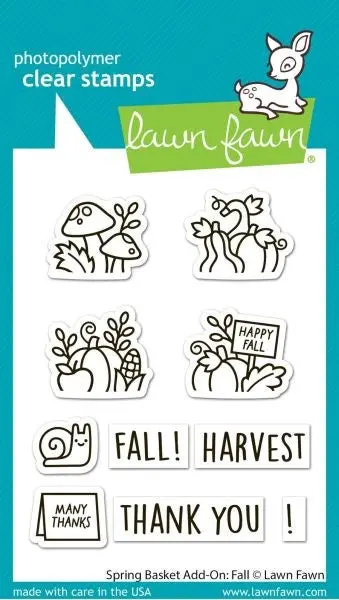 Spring Basket Add On:  Fall - Clear Stamps 1