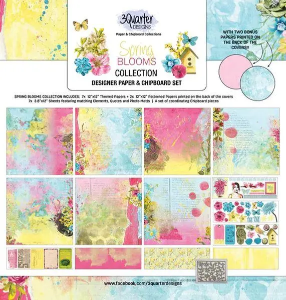 Spring Blooms - 12X12 Collection Pack 1