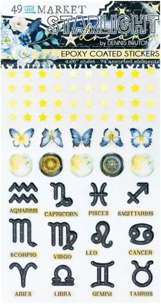Starlight Dreams - Epoxy Stickers 1
