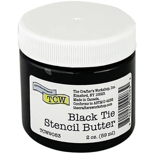 Stencil Butter - Black Tie 1