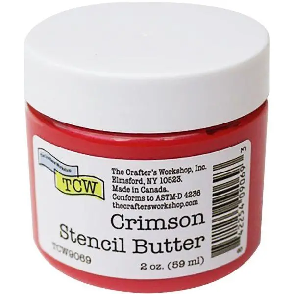 Stencil Butter - Crimson 1