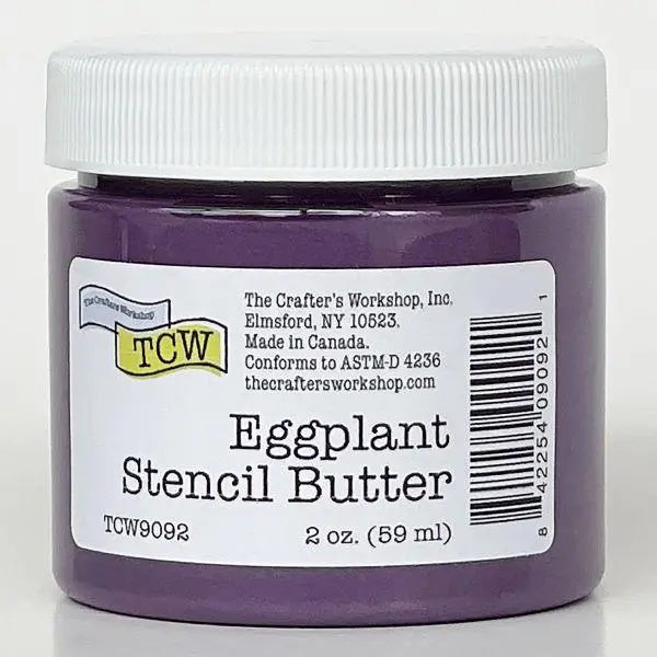 Stencil Butter - Eggplant 1