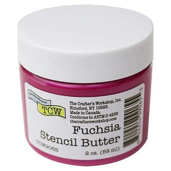 Stencil Butter - Fuchsia 1