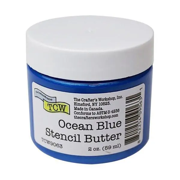 Stencil Butter - Ocean Blue 1