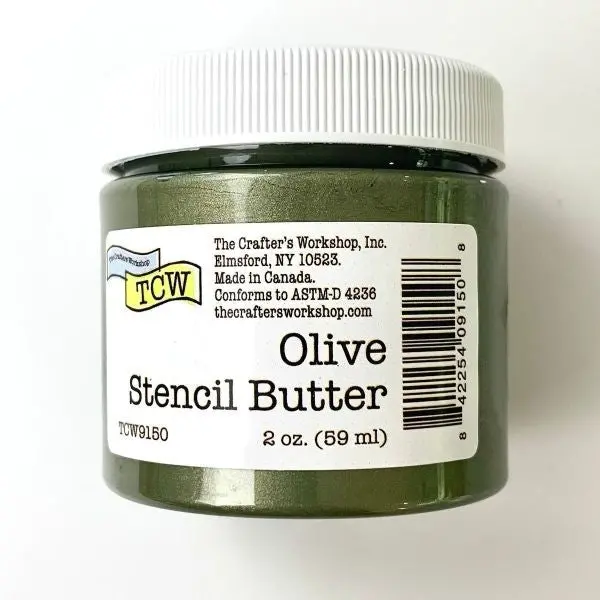 Stencil Butter - Olive 1