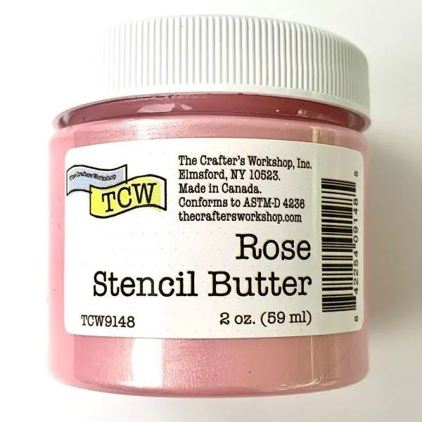 Stencil Butter - Rose 1