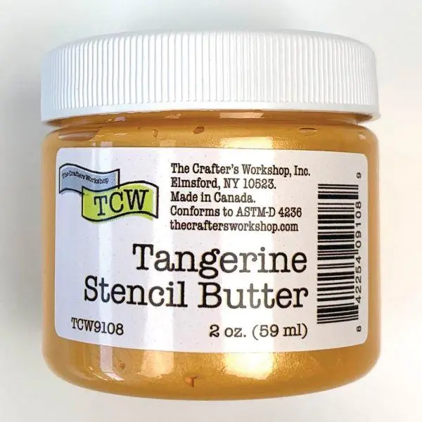 Stencil Butter - Tangerine 1