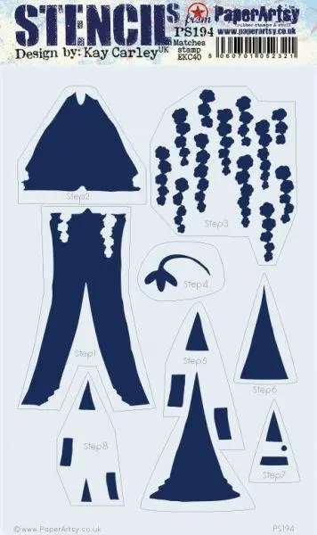 Stencil - Kay Carley #194 (Large) 1