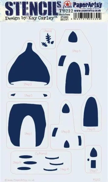 Stencil - Kay Carley #212 (Large) 1