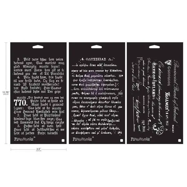 Stencil Set - Decadent Walls 1