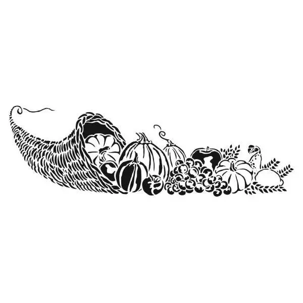 Stencil - Sign Template - Cornucopia 1
