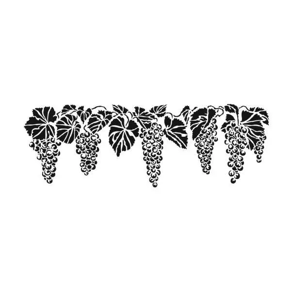Stencil - Sign Template - Grapevine 1