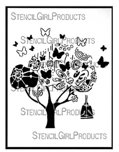 Stencil - Tree Of Change 1