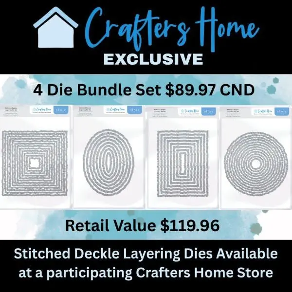 Stitched Deckle Edge Bundle - Crafters Home Exclusive Dies 1