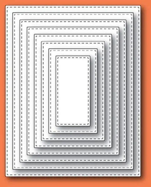 Stitched Rectangle Layers Dies 1