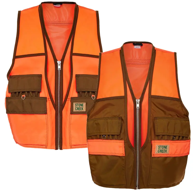 Stone Creek Front Loading Pro Vest (Orange Or Brown) 1