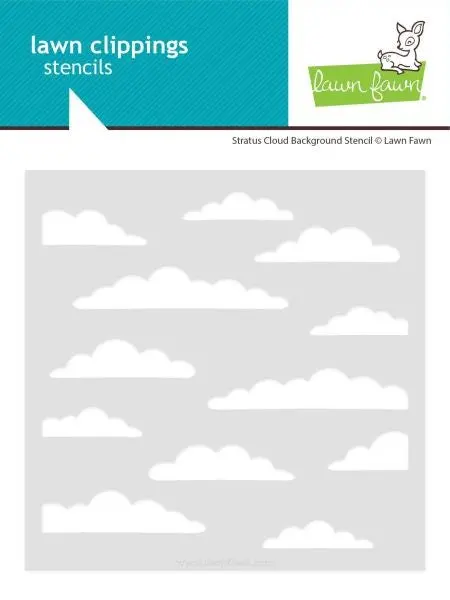 Stratus Cloud Background Stencil 1