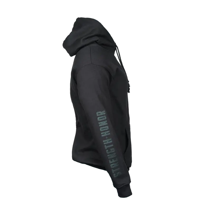 Strength + Honor Crossed Hawks Hoodie 2