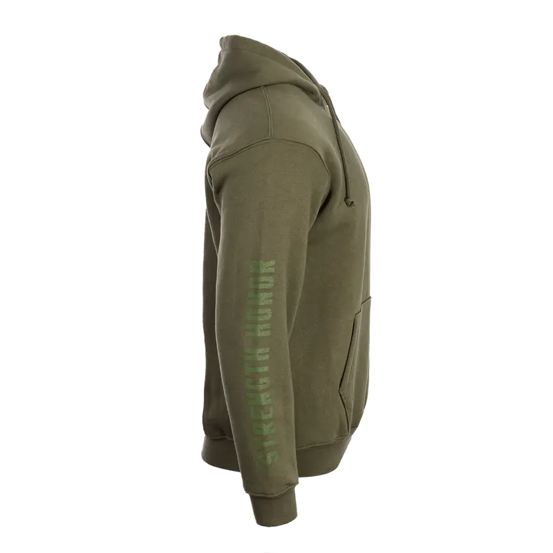 Strength + Honor Crossed Hawks Hoodie 5