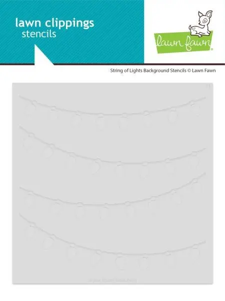 String Of Lights Background Stencils 1