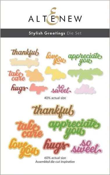 Stylish Greetings Die Set 1