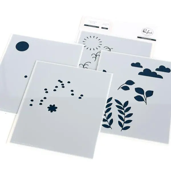 Summer Blooms - Layering Stencils 1