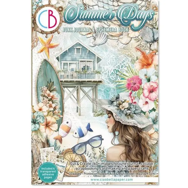 Summer Days Junk Journal & Ephemera Book 1