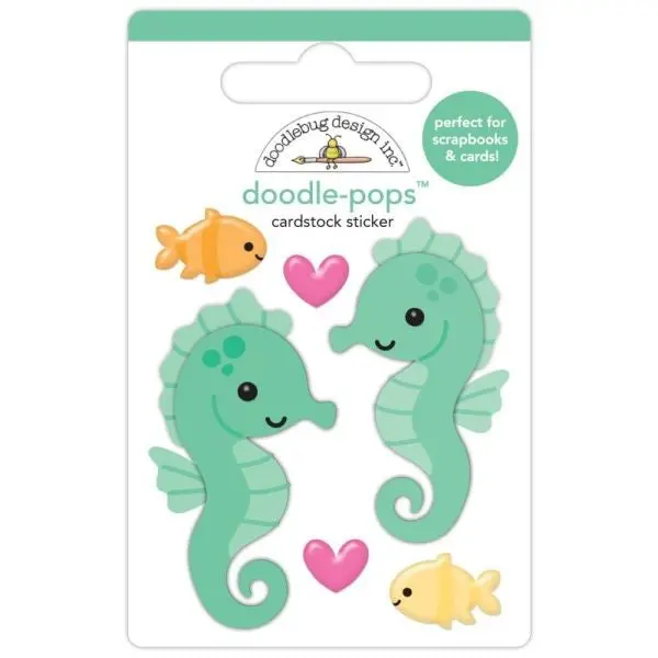 Summer Fun - Doodle Pops - Sam & Sally Seahorse 1