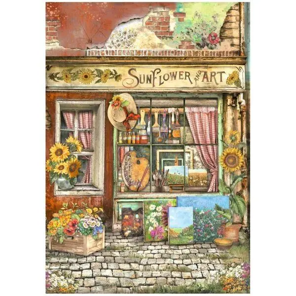 Sunflower Art - Rice Paper - Shop 1