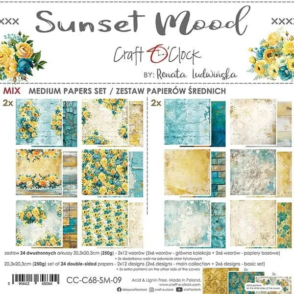 Sunset Mood - 8X8 Collection Pack 1