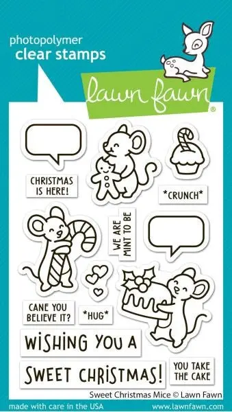 Sweet Christmas Mice - Clear Stamps 1