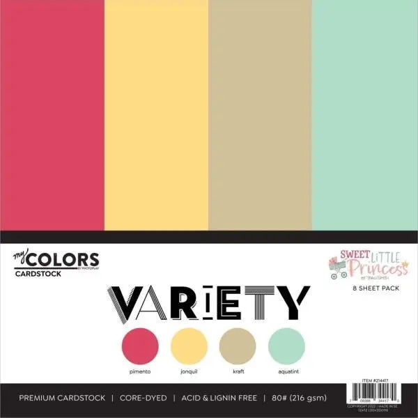 Sweet Little Princess - 12X12 Cardstock Variety Pack 1